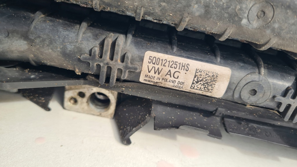 Vw golf vii рестайлинг  17-21 1.5 tsi радиатор набор радиатор воды кондиционера Недорого