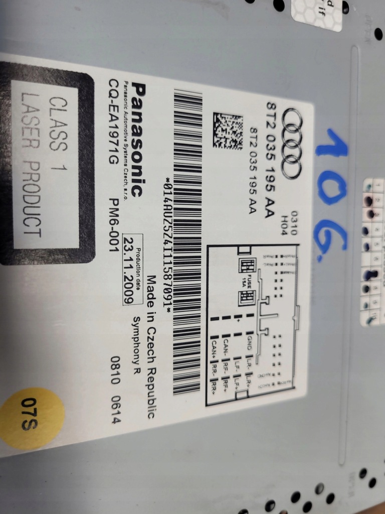 фото №7, Audi a5 8t радио 8t2035195aa anglik