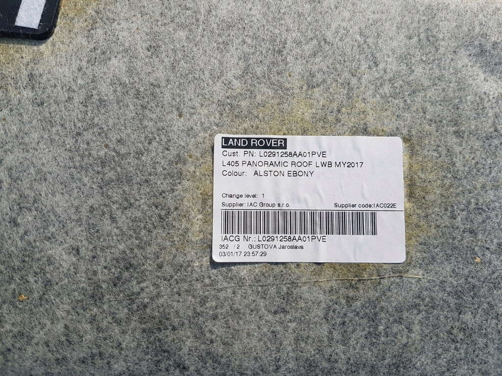 фото №7, Стеля alcantara land rover discovery 4