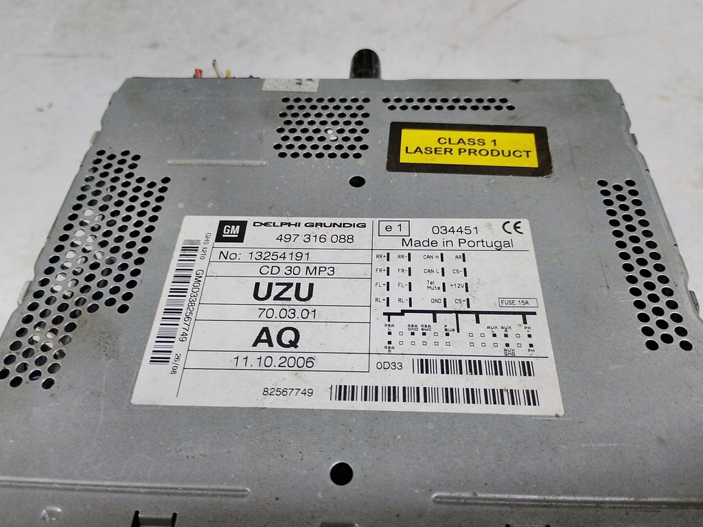 фото №6, Opel corsa d радіо cd 13254191 europa