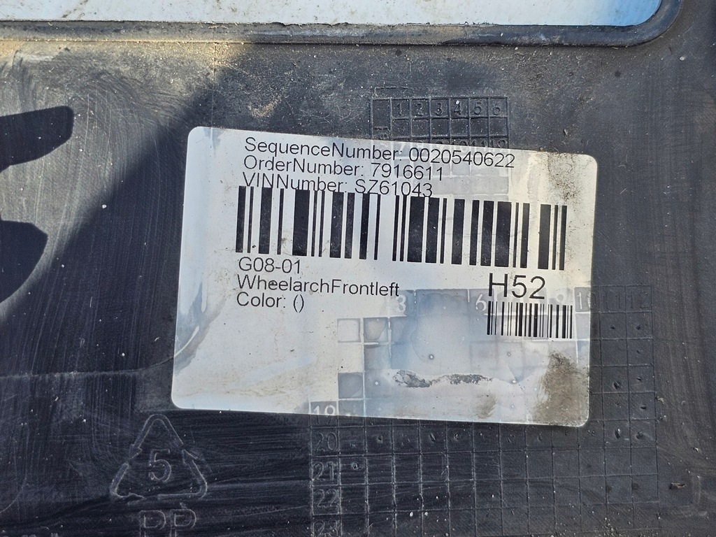 фото №16, Молдинг na крыло bmw ix3 g08 x3 g01 x4 g02 21-23 левый перед левая 7400671