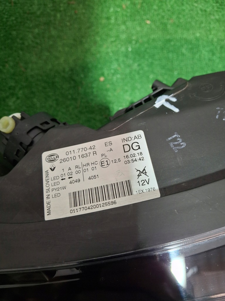 фото №11, Лампа права renault kadjar full led 260101637r