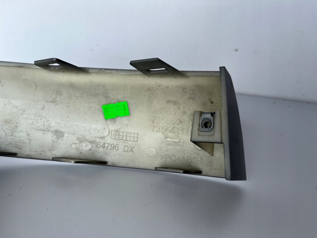 фото №8, Заглушка накладка бампер лівий задня fiat 500