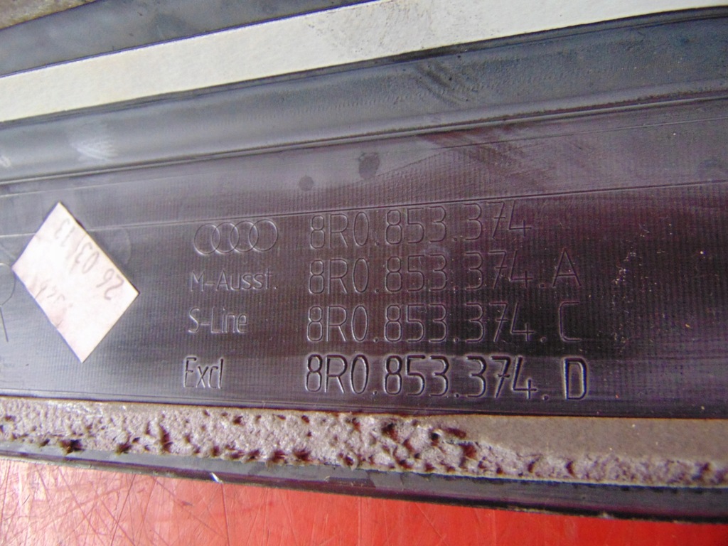 фото №15, Audi sq5 q5 8r молдинг накладка поріг права перед