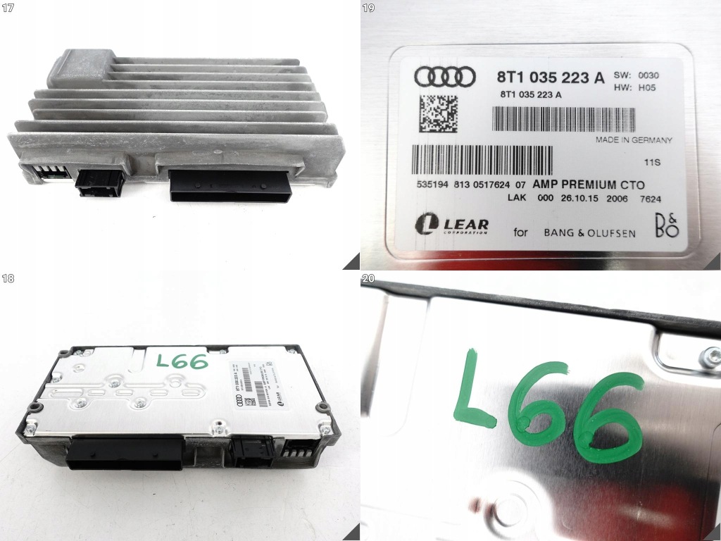 фото №15, Audi a5 s5 rs5 8t0 sportback 07-16 набор динамиков усилитель bang&olufsen