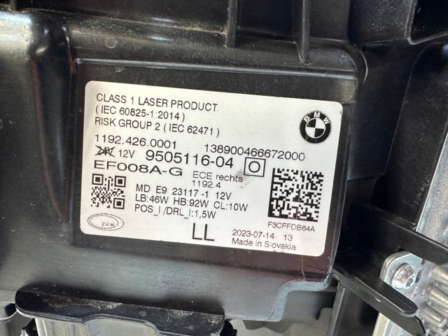 фото №13, Bmw 4 g22 g26 m4 g82 g83 лампа левая правая bmw laser полный black чёрные