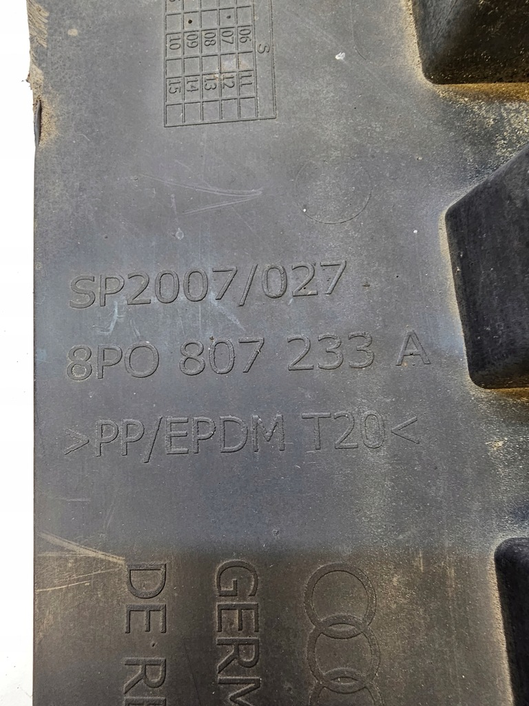 фото №8, Захист плита pod бампер audi a3 8p lift 8p0807233a