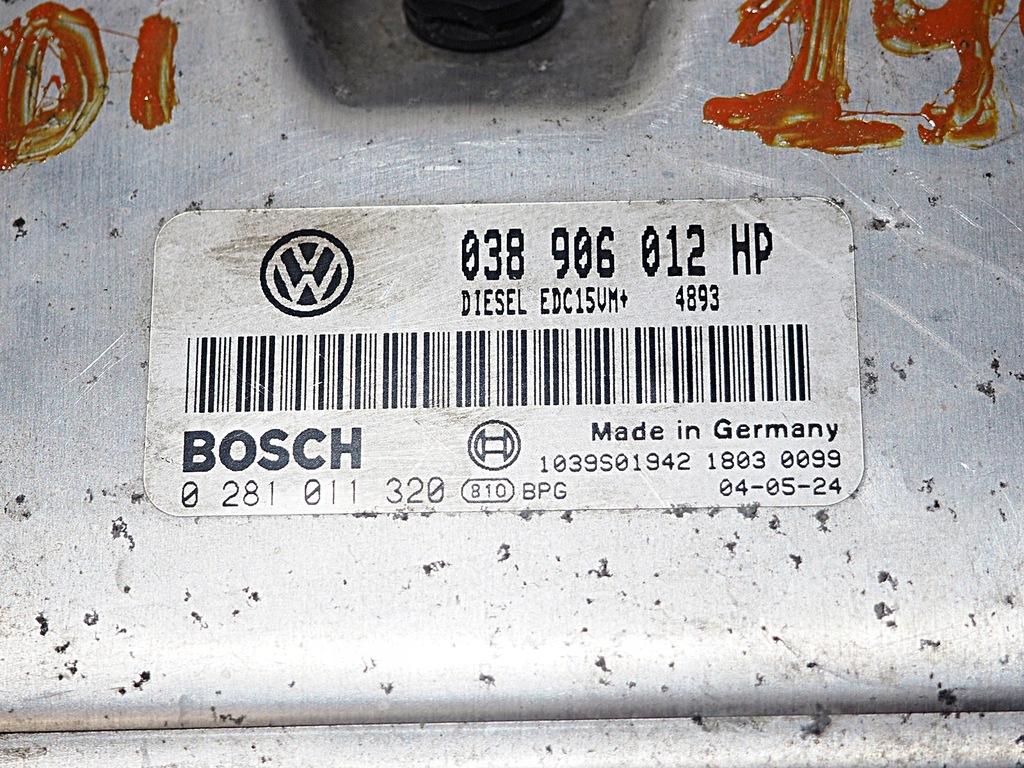 фото №7, Vw seat бортовий комп'ютер 0281011320 038906012hp bosch