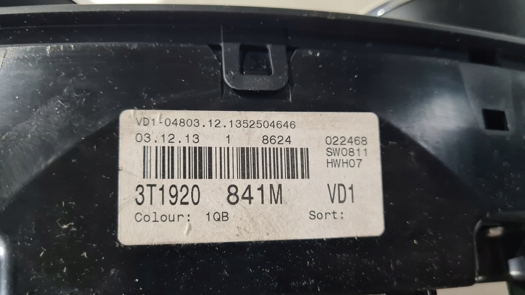 фото №11, Skoda superb ii lift 12-15r 2.0 tdi лічильник прилади 3t1920841m