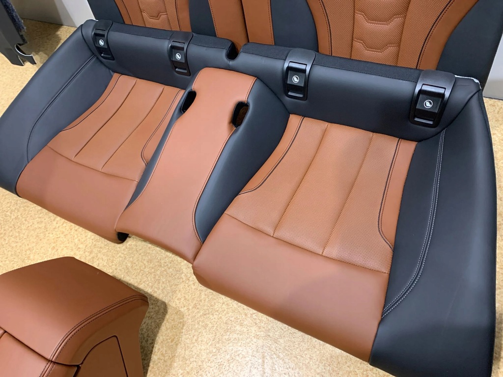 фото №9, Bmw 8 g15 сиденья заднее сиденье обшивки салон individual tartufo