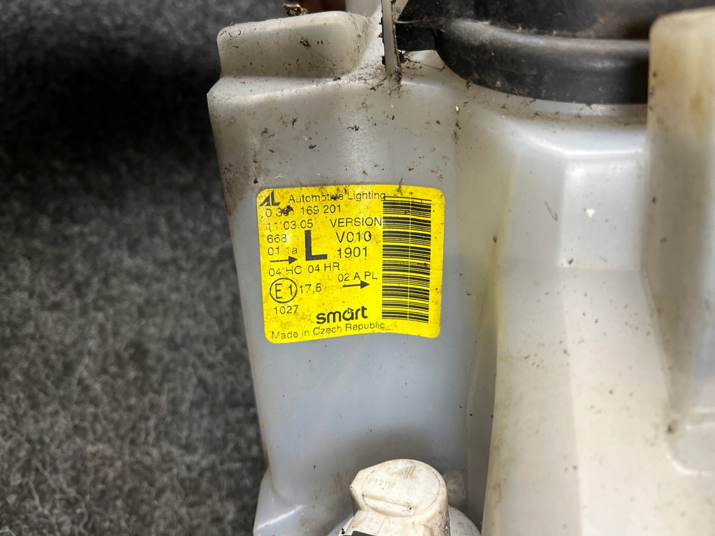 фото №10, Smart fortwo 450 fl lift лампа ліва перед передня оригінальний номер europa 0301169201