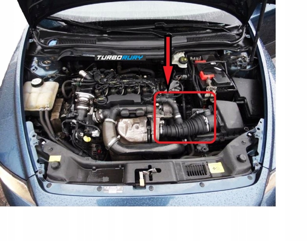 фото №7, Шланг труба wąż фильтра воздуха volvo c30 s40 ii v50 1.6 d 30680738