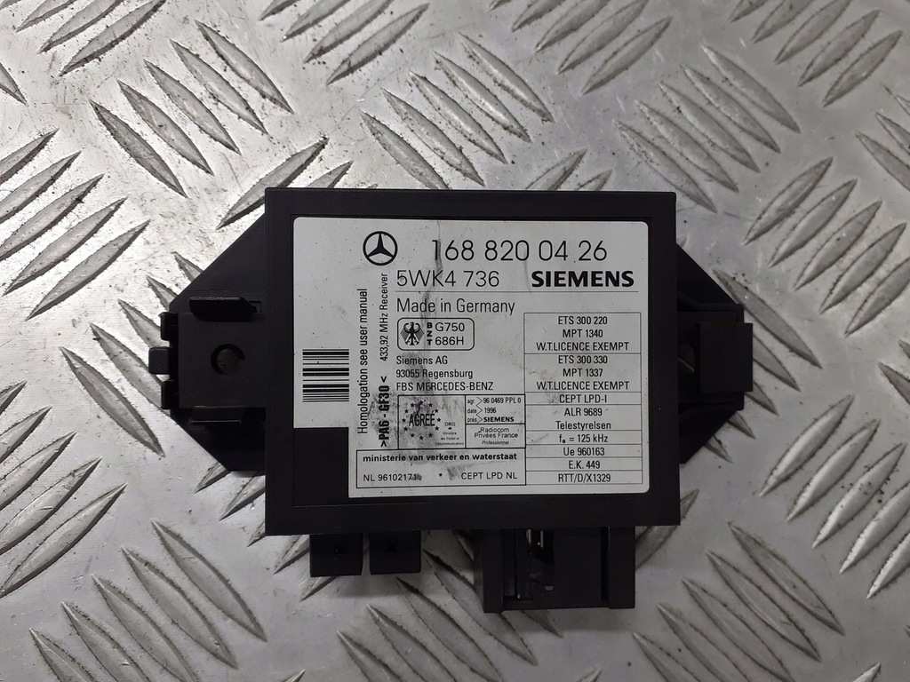 фото №1, Модуль імобілайзер mercedes w168 1.4