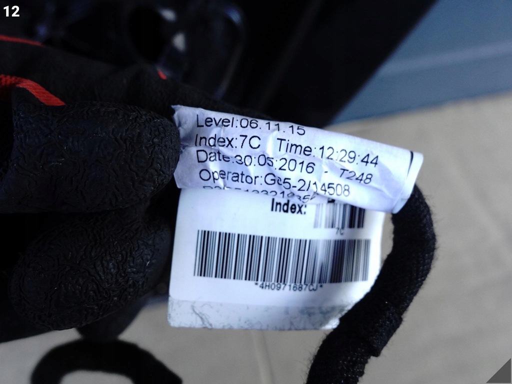 фото №13, Audi s8 a8 d4 4h0 lift 09-17 двері праве задня скло джгут демонтаж ly9t y9t