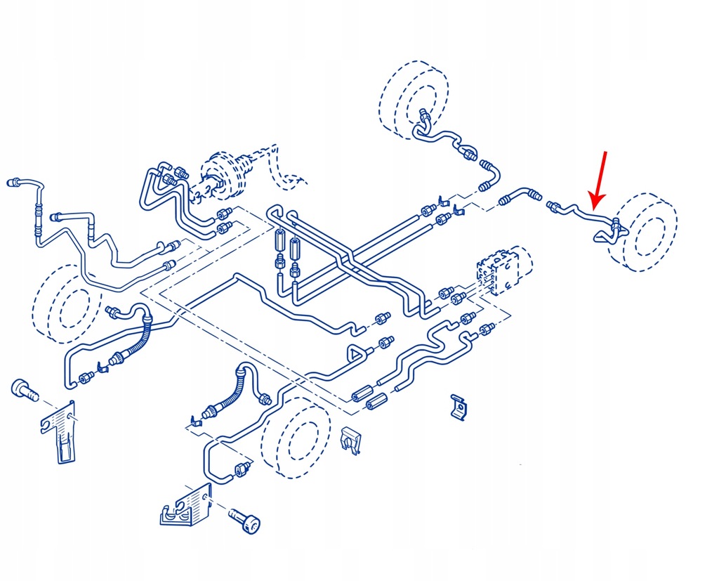 фото №5, Шланг тормозной master ii левый задняя оригинал