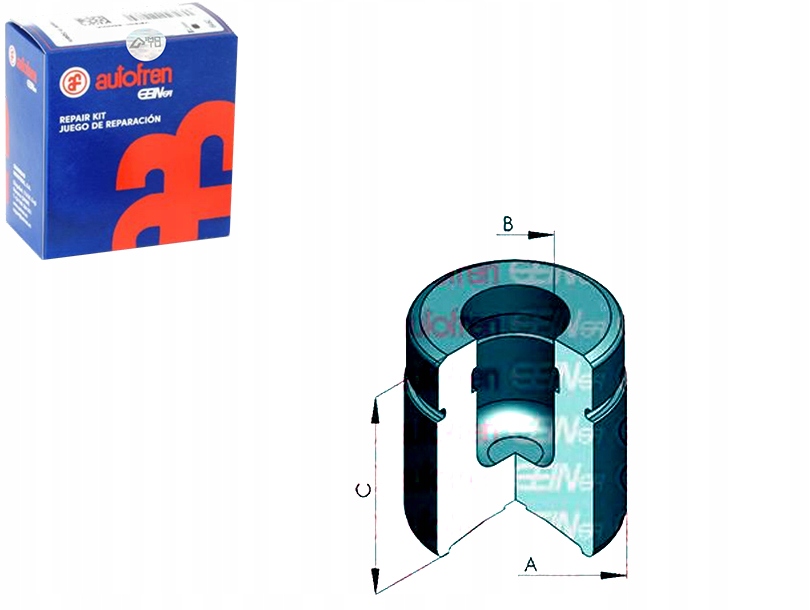фото №1, Поршень гальмівний opel перед signum vectra 03- aut