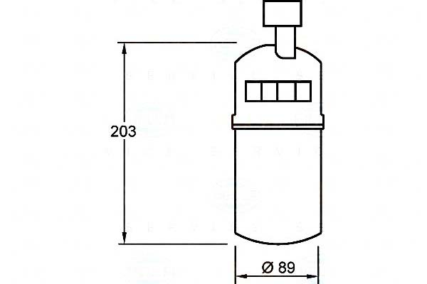 фото №1, Осушитель кондиционера behr hella 8200247360 800336
