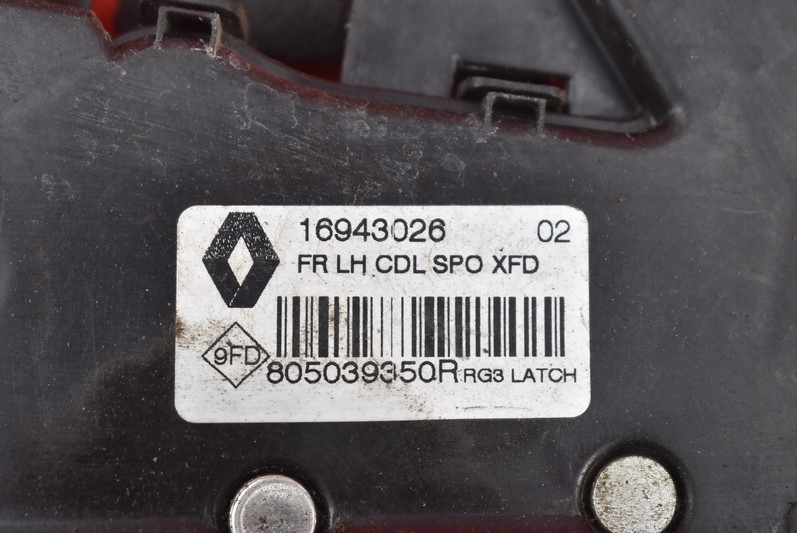 фото №6, Замок дверь левый перед eu renault talisman 16r