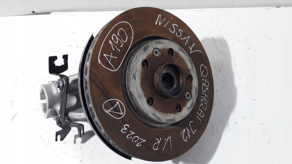 фото №1, Nissan qashqai iii j12 поворотный кулак правый перед ступица 6ua0h