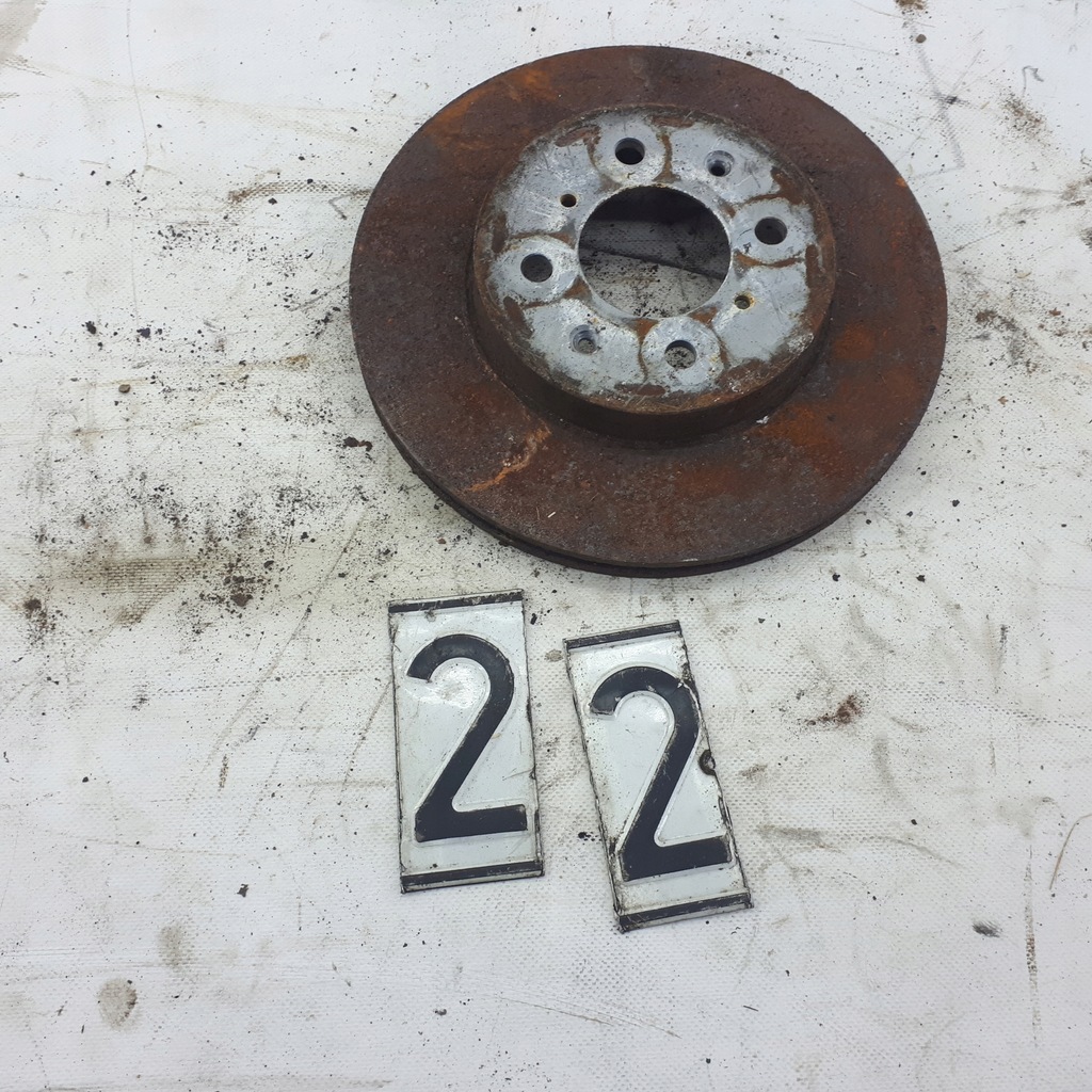 фото №1, Honda civic vii диск гальмівна лівий перед