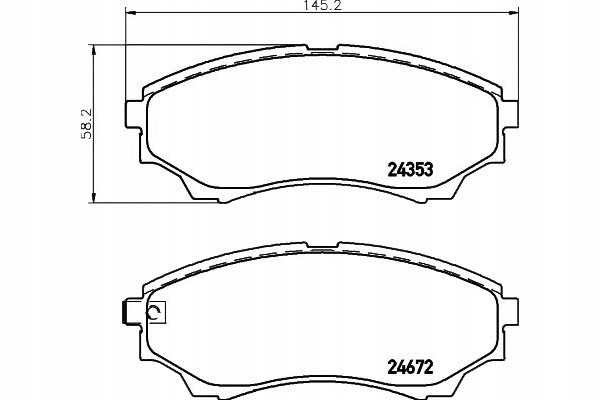 фото №2, Tex2435301 тормозные колодки ham. ford перед ranger 06-