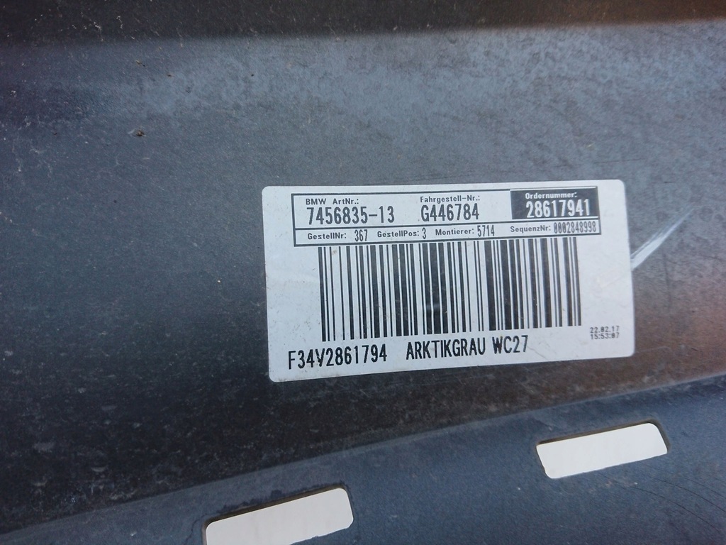 фото №14, Bmw 3gt 3 gt f34 бампер передний перед