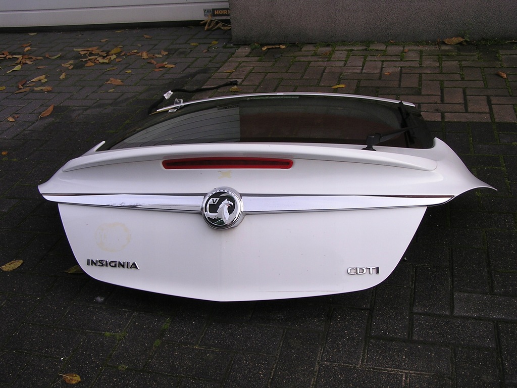 фото №1, Задняя крышка багажника opel insignia a h/b белый
