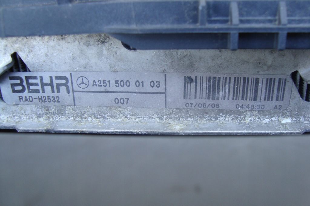 фото №10, Pas радиатор усилитель балка mercedes w251 r klasa 3,0cdi