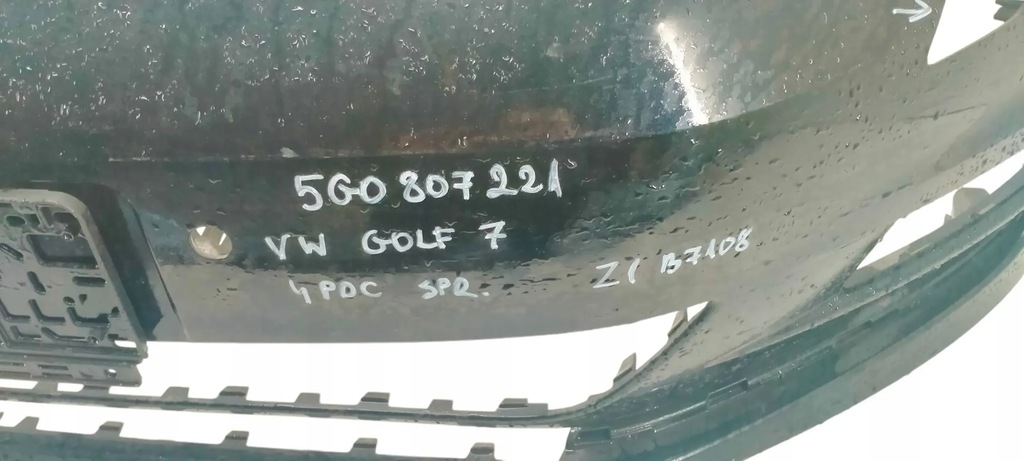 фото №8, Vw golf vii 7 12-16 бампер передний перед 4xpdc 5g0807221