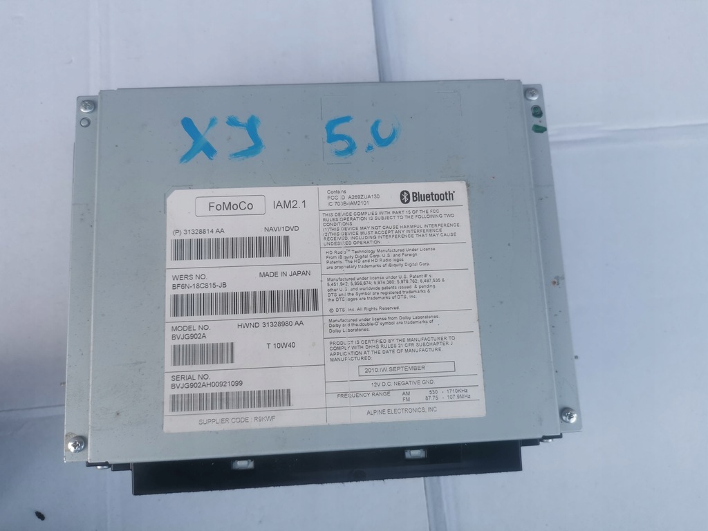 фото №1, Радіо cd jaguar xj x351 bf6n-19c815-jb