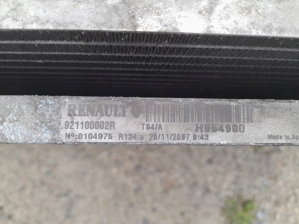 фото №6, Комплект радіатор laguna iii 2.0 dci