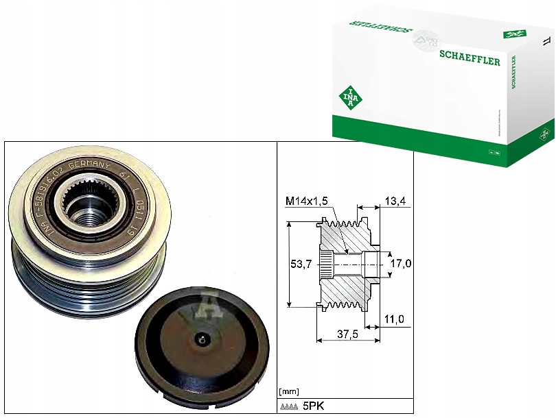 Купити Генератор - зчеплення односторонній schaeffler ina 535 0278 10