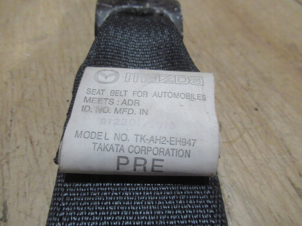 фото №7, Pas натяжитель перед правый mazda 6 gj 12/17 rok