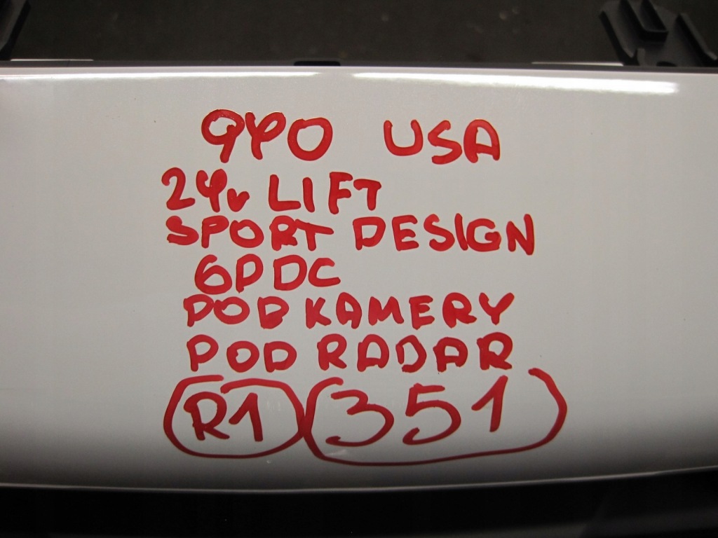 Бампер перед porsche cayenne 9y0 6pdc sport design lift usa Доставка