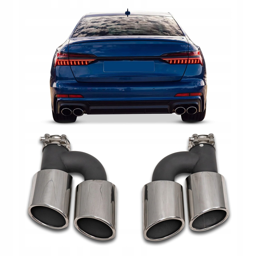 фото №1, Audi a6 c7 4g 2011-2018 наконечник выхлоп стиль s6