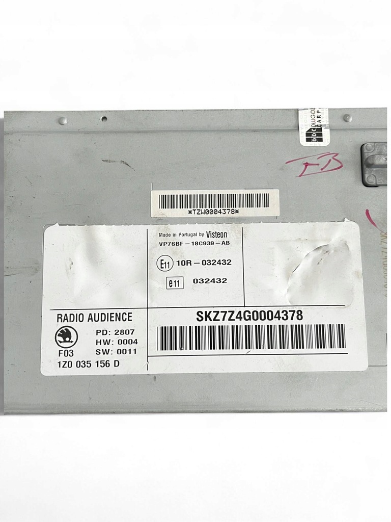 фото №6, Skoda octavia mk3 радіо радіопрогравач 1z0035156d