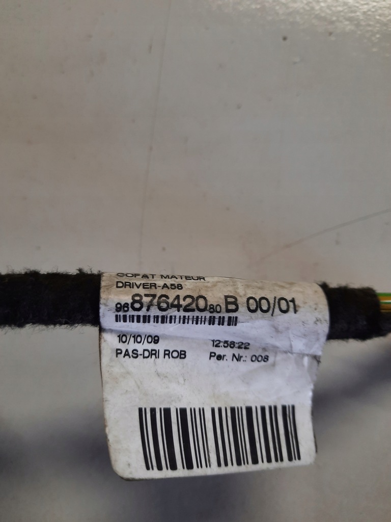 фото №6, Жгут дверь правый перед citroen c3 picasso