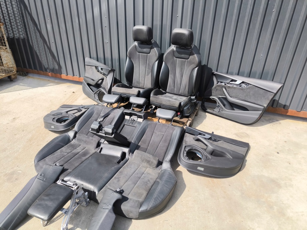 фото №15, Сиденье сиденья кожа комплект s line audi a4 b9 кожа alcantara шторка подогрев