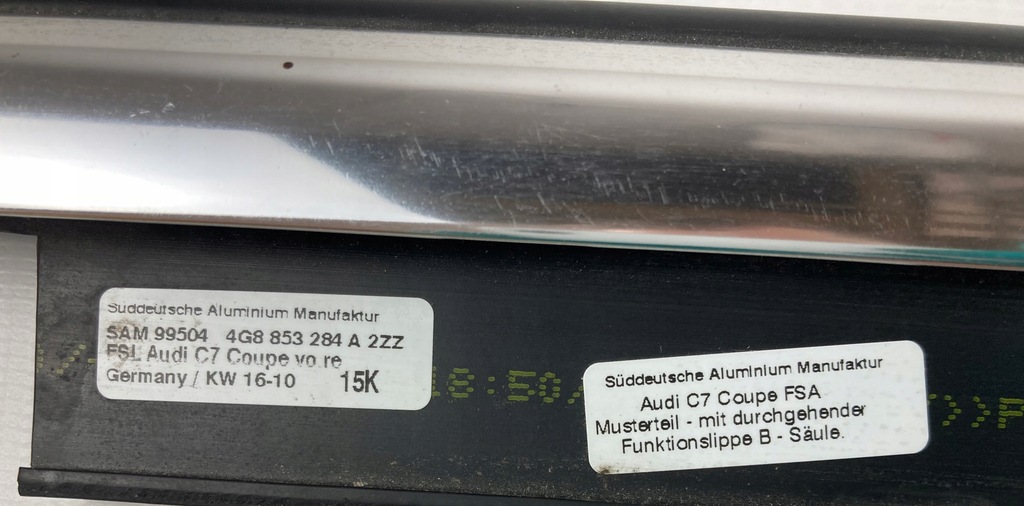 фото №5, Молдинг ущільнювач правий перед - audi a7 c7 - 4g8853284a