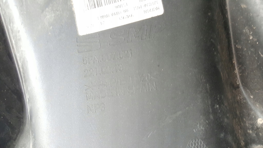 фото №15, Накладка бампера задняя seat leon cupra 5fa807521