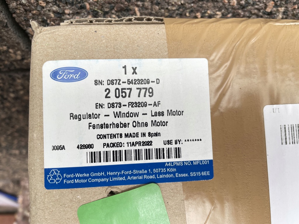 фото №5, Ford mondeo mk5 fusion подъемник стекло левый перед