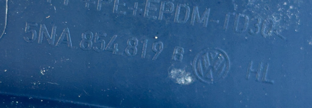 фото №8, Молдинг крыла левый задняя vw tiguan ii 5na854819b