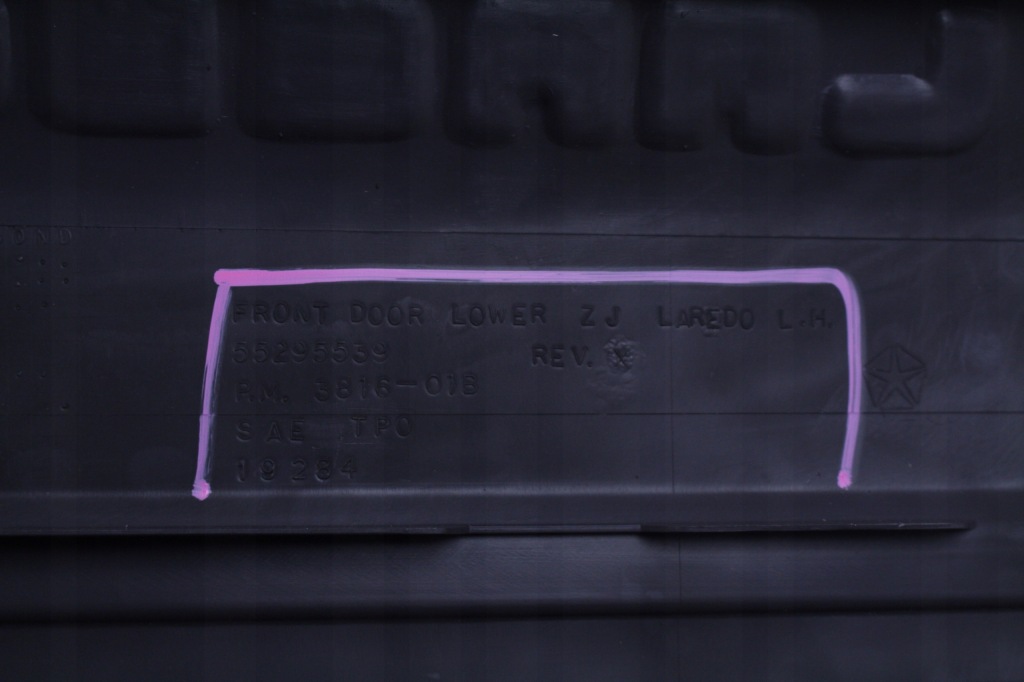 фото №5, Молдинг накладка двері перед jeep cherokee laredo