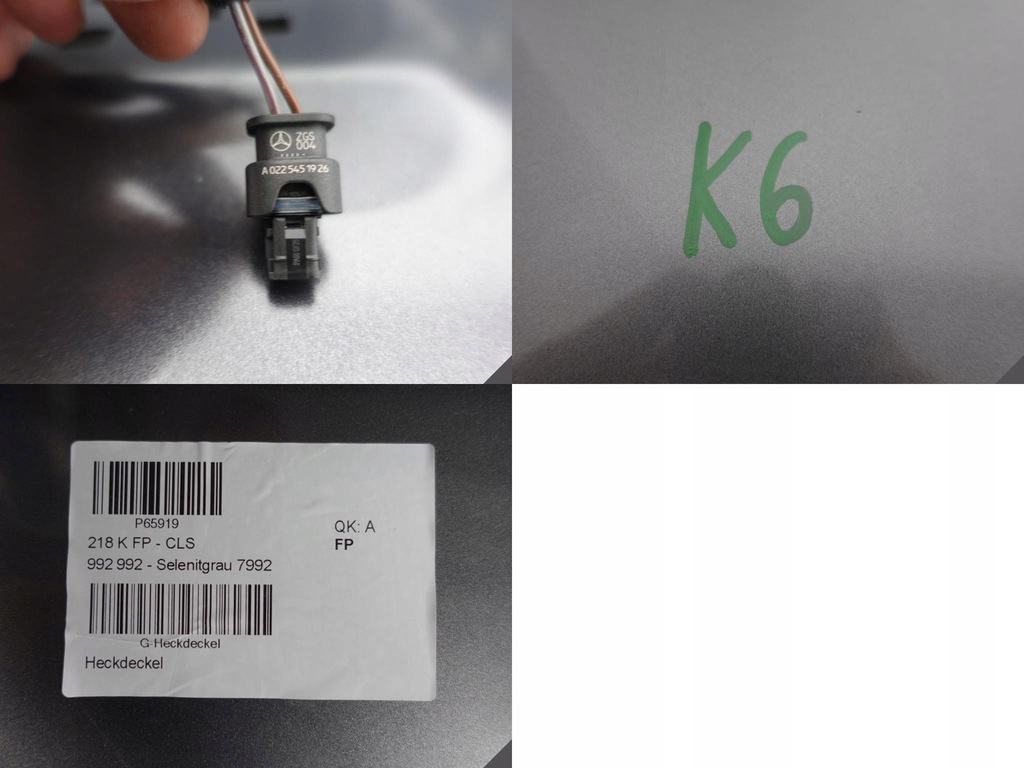 фото №12, Mercedes cls c218 10-18 крышка багажника крышка задняя 7992