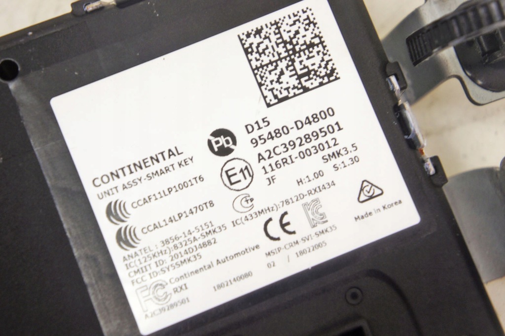 фото №5, Lj234 kia optima iv jf модуль smartkey 95480-d4800