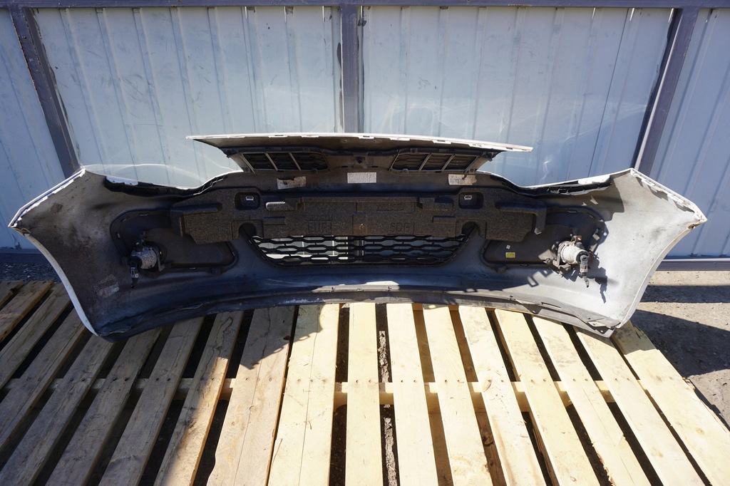 фото №11, Kia rio iii бампер передній білий ud 86511-1w200 решітка радіатора протитуманні фари 2015rok