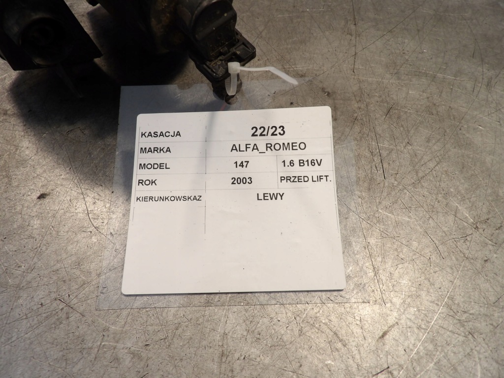 фото №4, Поворотник левый alfa romeo 147 46756281