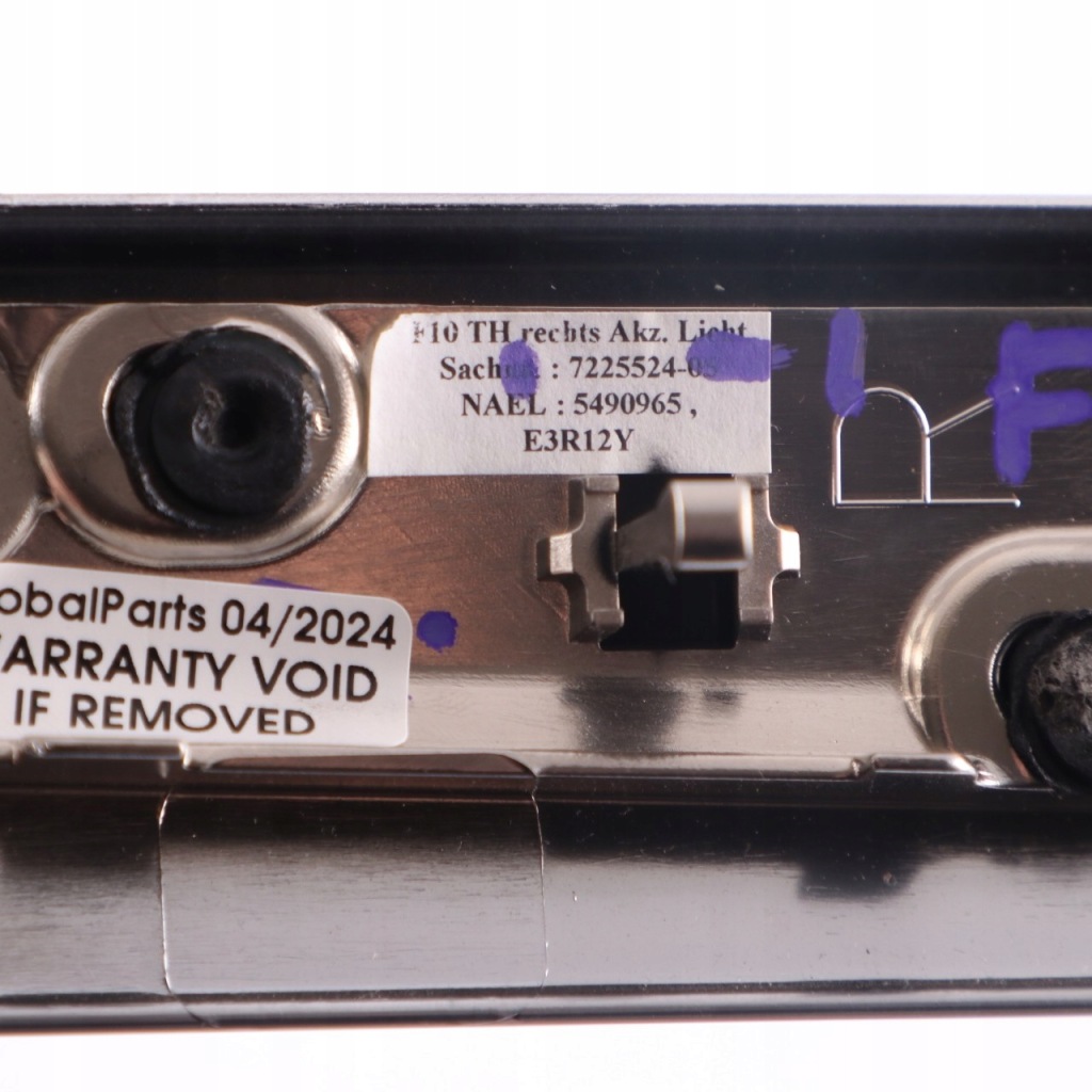 Bmw f10 f11 молдинг панель накладка дверь левый  задняя левая задняя алюминий 7225524 Доставка