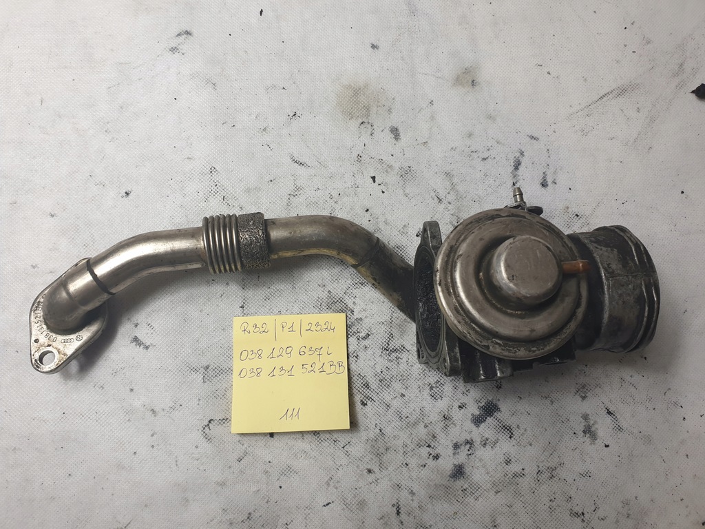 фото №1, Audi клапан egr 1.9tdi 038129637l