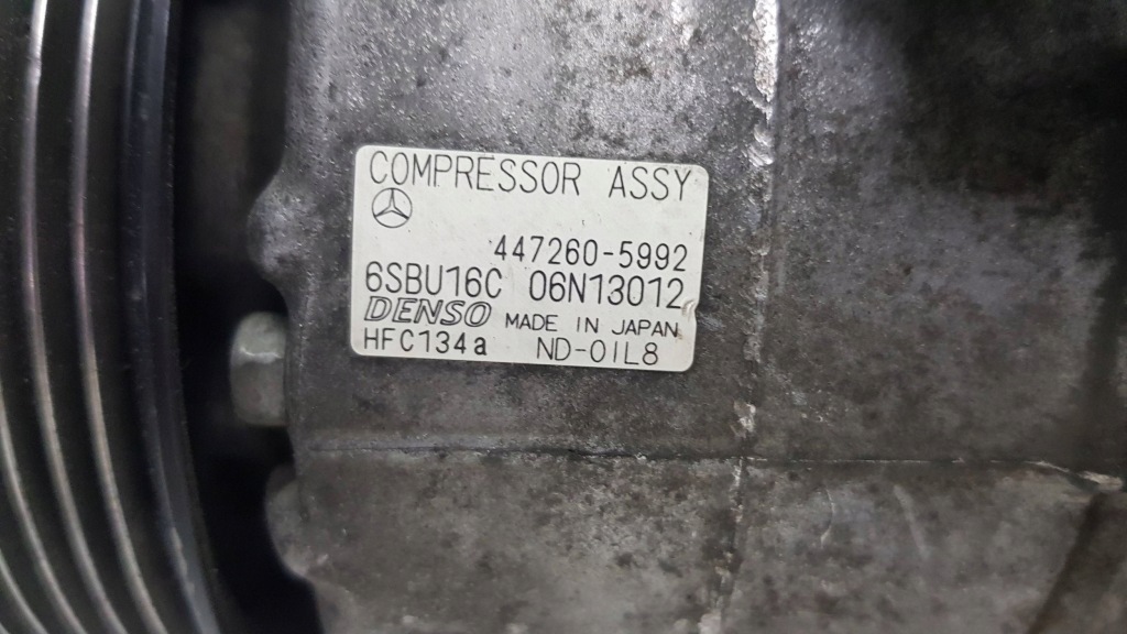фото №6, Компрессор кондиционера 447260-5992 mercedes slk w172 r172 w204 w212 2.2cdi